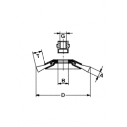 OSBORN Szczotki stożkowe, drut falisty D=100 A=10 T=20 M14x2,00 ( 512 151 )